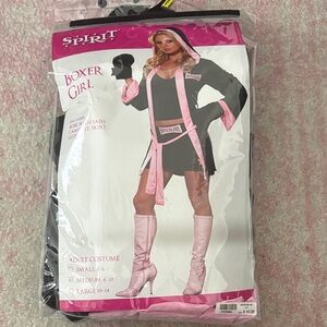 Spirit Boxer Girl Costume with Pink and Black